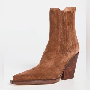 Brown Suede Paris Texas Ankle Boots